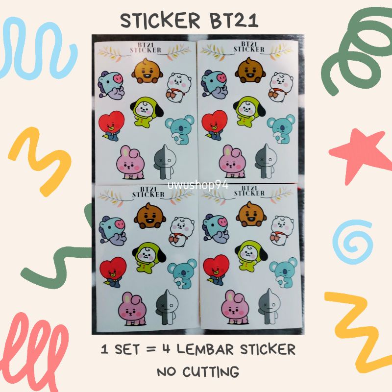 

STICKER BT21 (READY STOCK)