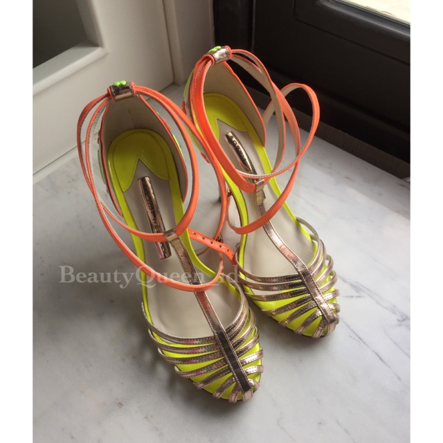 Sophia webster heels orange size 35