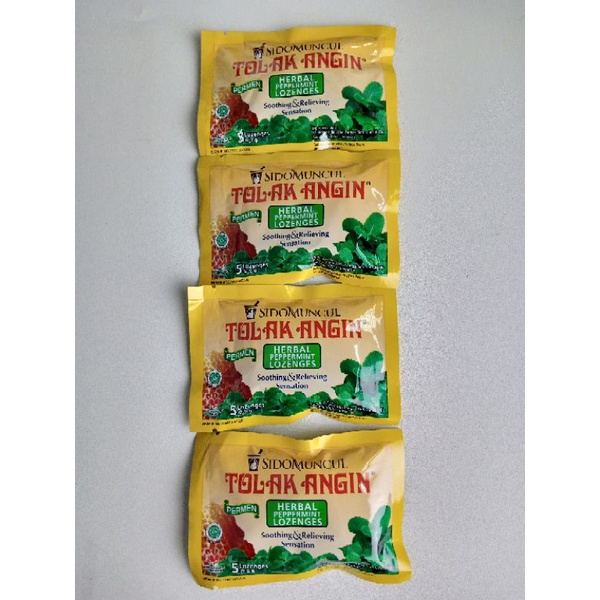 

Permen tolak angin sachet isi 5 pcs