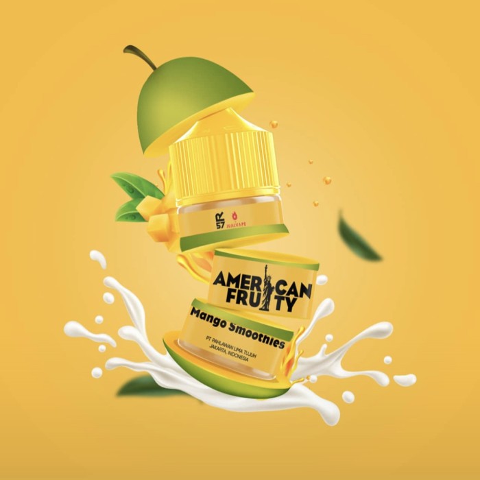 American Fruity Mango Smoothies 60ML by Hero57 x Jual Vape Liquid