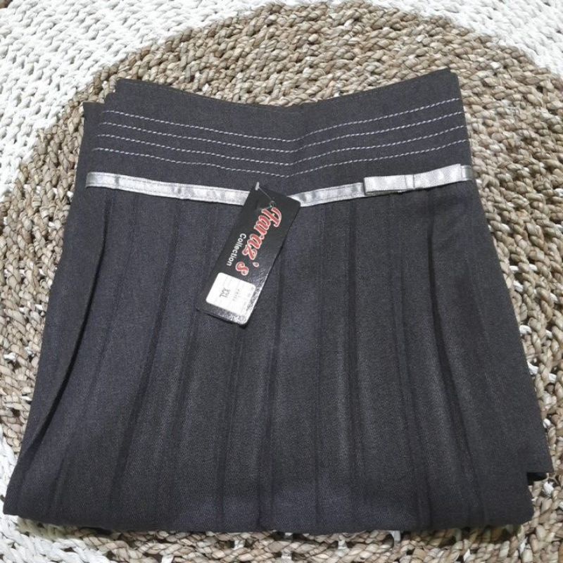 ROK KANTOR bahan katun tebal/Size M,L XL, XXL,XXXL.-Abu - abu