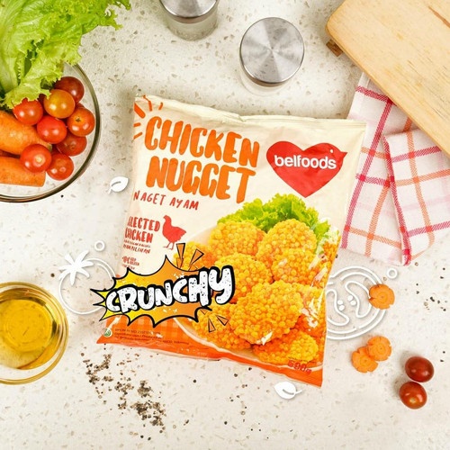 Jual BELFOODS CHICKEN NUGGET CRUNCHY NAGET AYAM 140GR | Shopee Indonesia