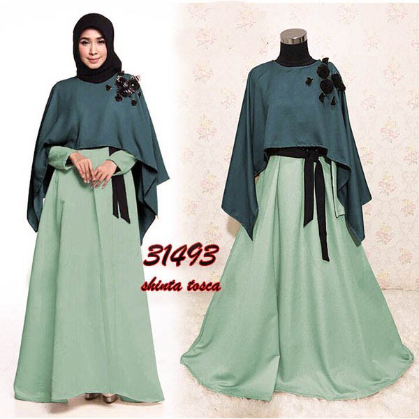 MAXI DRESS WANITA FASHION TRENDI KEKINIAN MAXI DRESS SHINTA TOSCA 31493