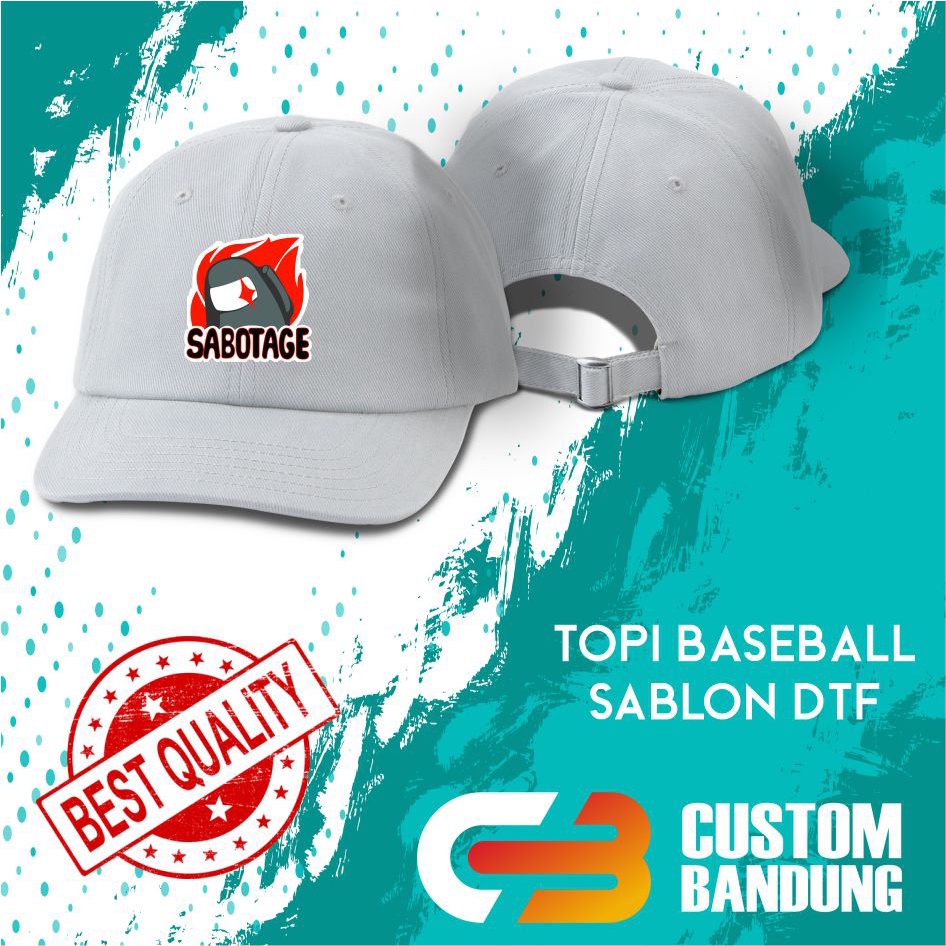 Topi Baseball AMONG US  4  Pria Wanita Topi Cap Bisa Tulis Nama Bisa COD Original High Premium Quality