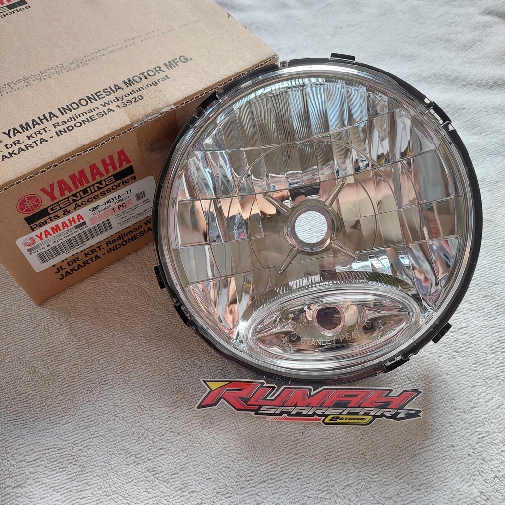 LAMPU DEPAN REFLEKTOR BULAT SCORPIO RX KING ORIGINAL