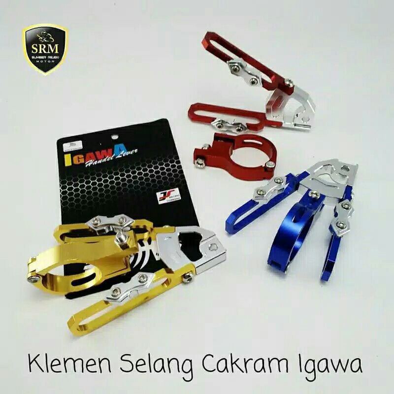 Kleman Selang Kabel Rem CNC / Capitan Kabel Selang Rem Depan Universal Motor