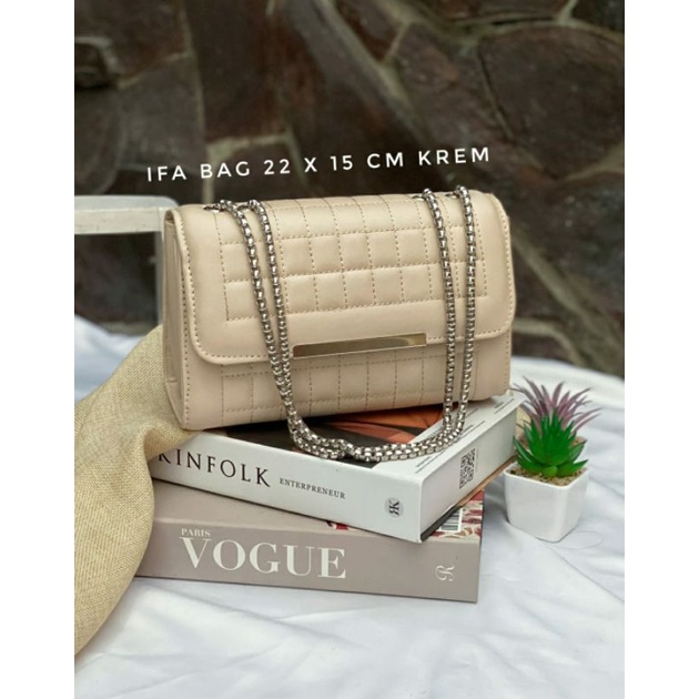 Slingbag Ifa tas selempang wanita tali rantai