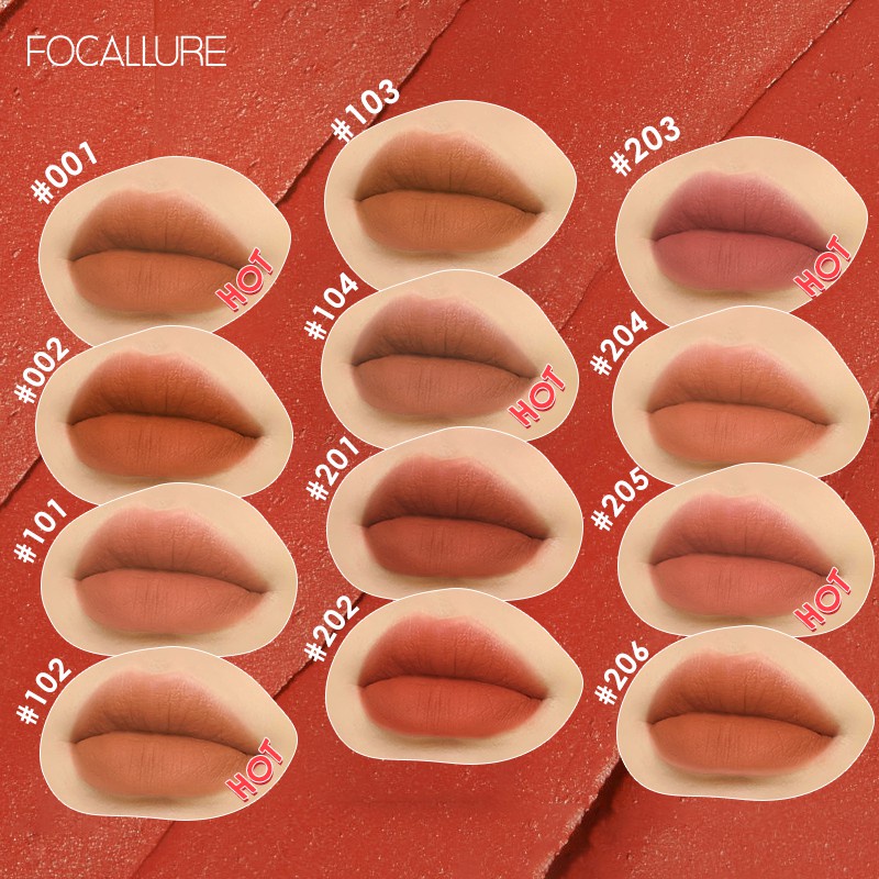 Focallure Velvet Lip glaze lip Cream Matte silky smooth 2,4 gr