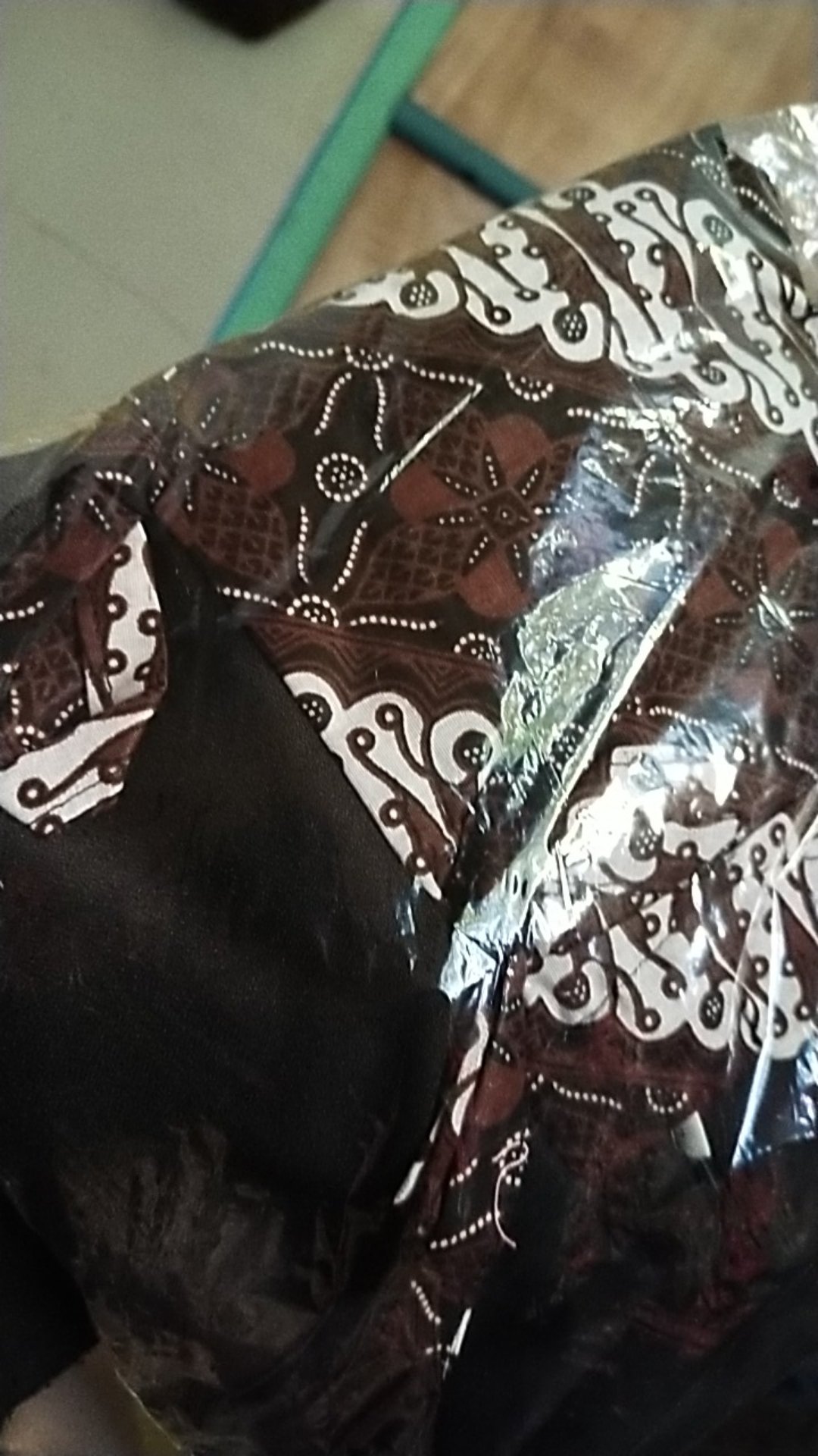 Tey-17 Batik Wanita Asj Sa Hrb026 Kenongo Kemeja Tosca Pendek