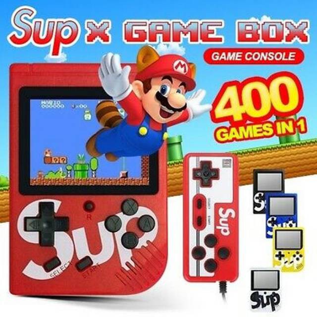 2 STICK GAME BOY RETRO 400 IN 1 SUP + STICK MINI GAMEBOY PORTABLE