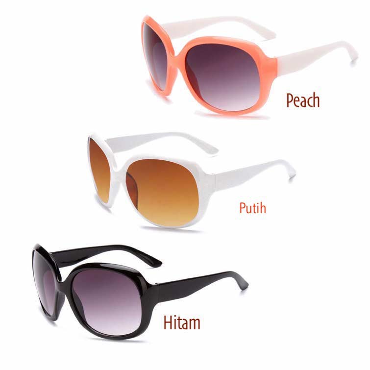 Anti UV 400 Mirror Sunglasses - Kacamata Wanita - SG D ( Group Solo )