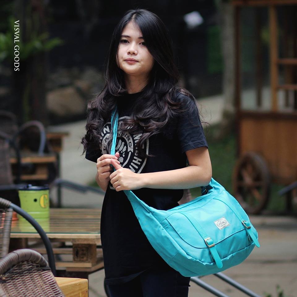 Tas Selempang Visval Saku Sling Bag Laptop Cantik Bagus Anti Air Murah 5G1V
