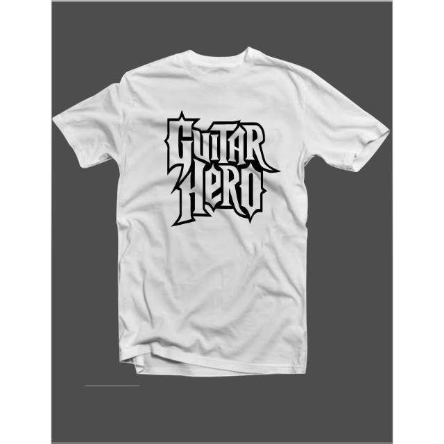 Kaos guitar Hero - t-shirt guitar Hero - baju guitar Hero