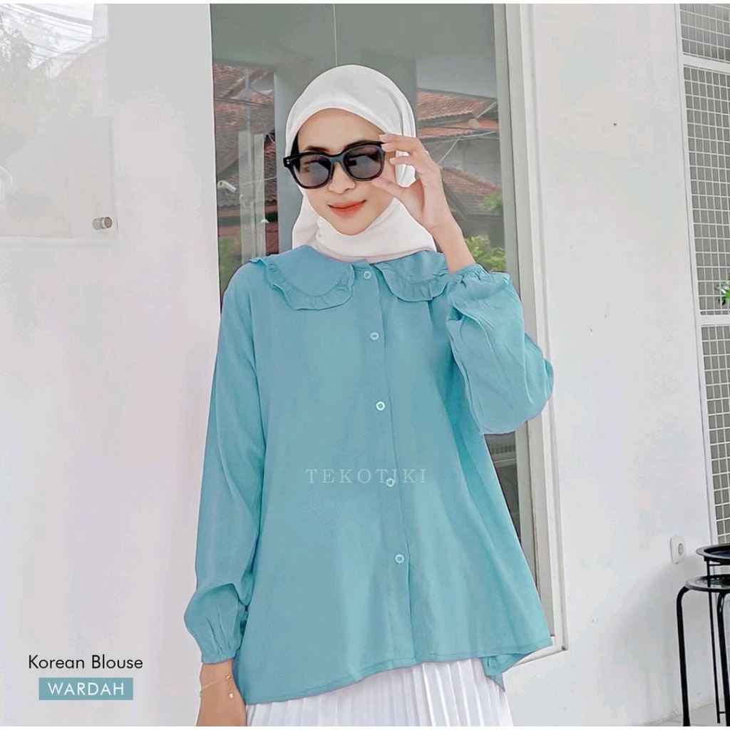 Blouse Atasan Wanita Rayon Nadya Korea Blouse