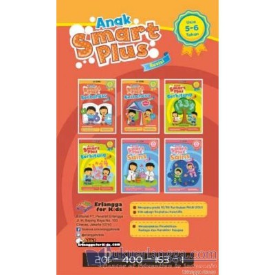 002014001631 - NEW & ORI BUKU PAKET ANAK SMART PLUS USIA 5-6 TAHUN : TK