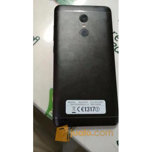 Xiaomi Redmi Note 4X Hitam Second