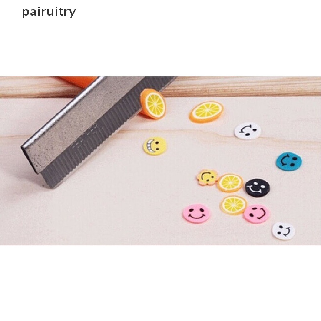 Prt 1000pcs Stiker Clay Bentuk Buah / Hewan 3D Untuk Dekorasi Nail Art DIY PRT