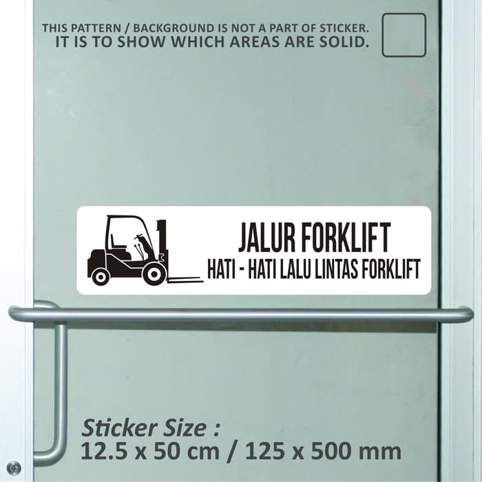 

Sticker Safety Sign Murah Jalur Forklift Hati-Hati Melintas Wslpc134 Murah