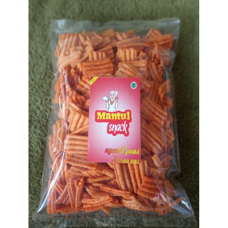 

MURAHH LEBIH BESAR Keripik Kentang Gerigi 250gr/snack kiloan