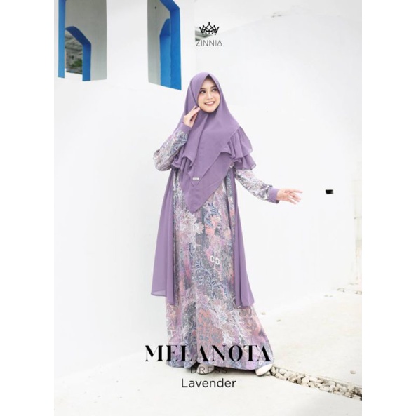 ZINNIA// Melanota Dress + Outer |Gamis| One Set by Zinnia