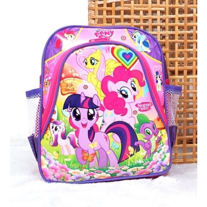 TAS RANSEL LAMPU LED  ANAK SD / PAUD / Tas Ransel Sekolah BT21/Tas Ransel Batok 3D/Tas Ransel Karakter BT21