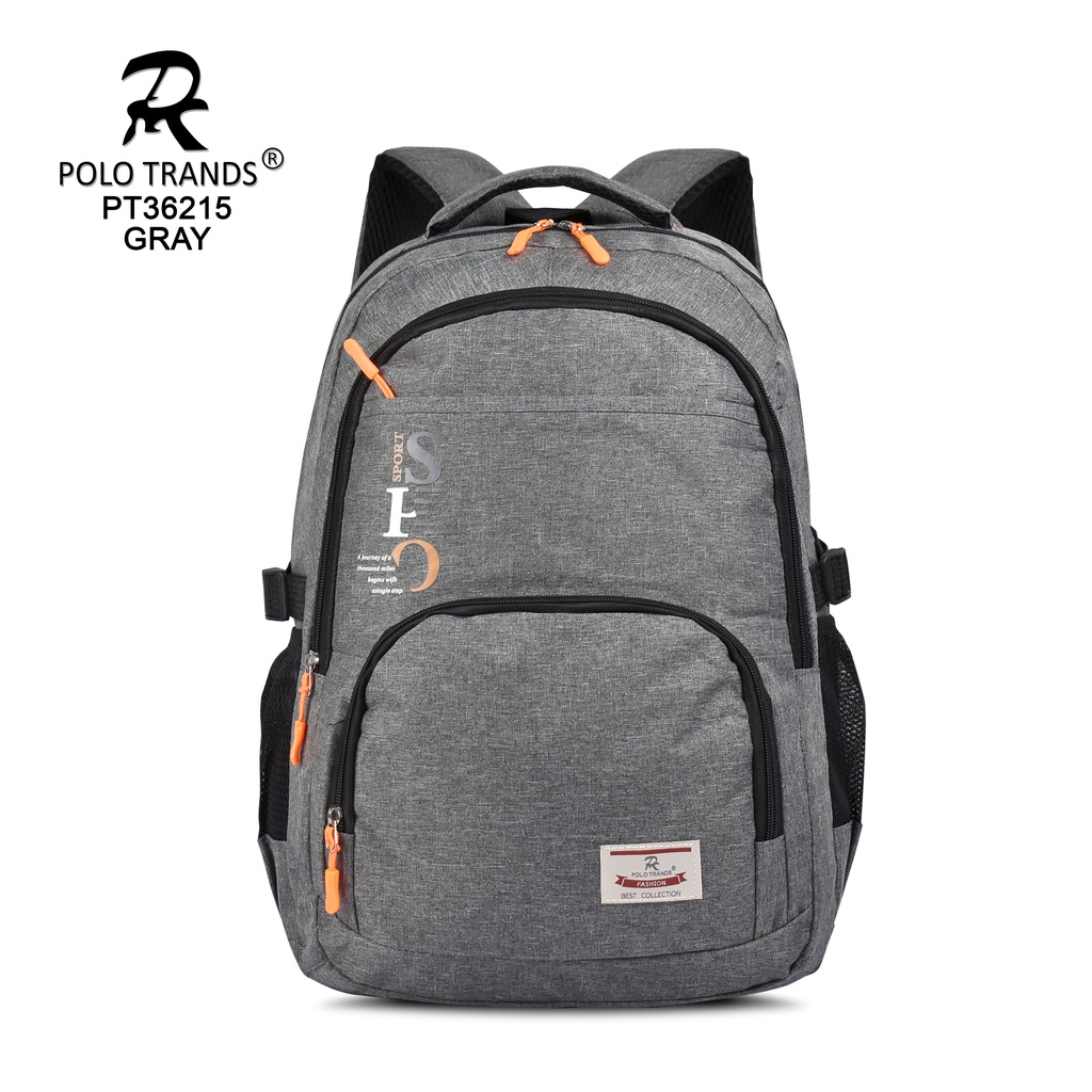 Polo Trands Tas Sekolah & Travelling Anak Gratis Jas Hujan / RainCoat PT 36216-36215 Grey