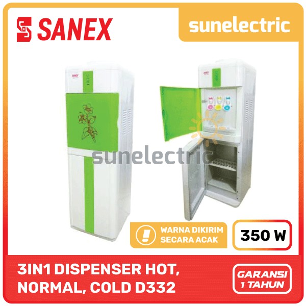 Sanex Dispenser Air Tinggi + Pintu / Water Dispenser (Normal, Panas, Dingin) D-332 / D 332 / D332