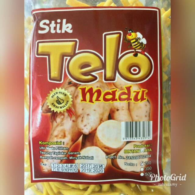 

STIK TELO MADU / STIK UBI MADU