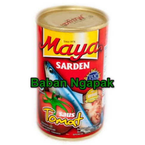 

Sarden Ikan Saus Tomat Maya 155 gr