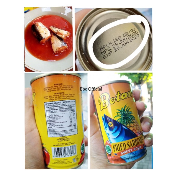 Sarden Botan Murah Fried Sardines 155 Gram Sarden Ranesa