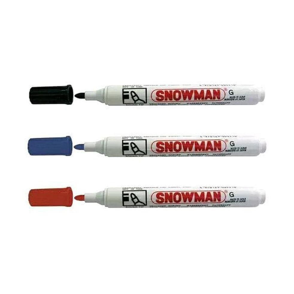 

TERMURAH SNOWMAN SPIDOL PERMANENT MARKER G - 12