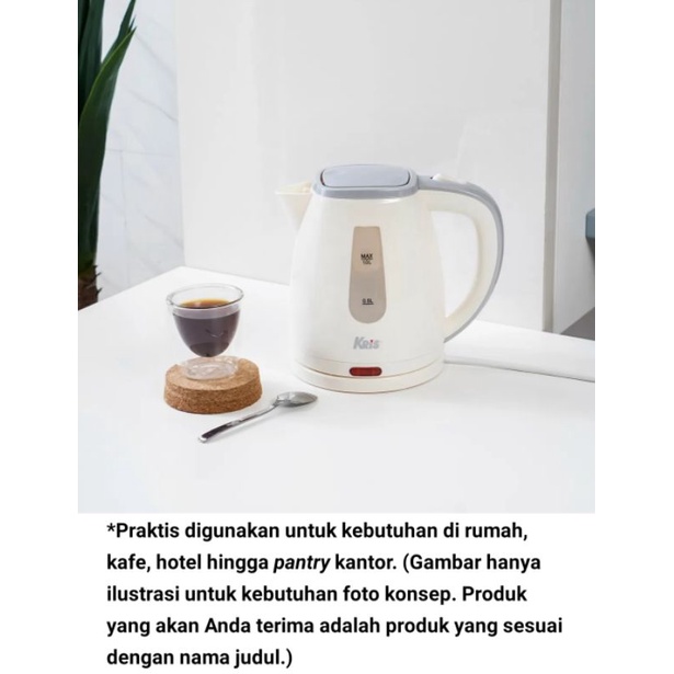 Termurah Teko Listrik Krisbow Low Watt - 600 watt putih