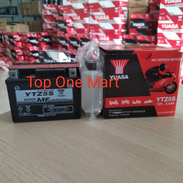 Unik AKI MOTOR YUASA YTZ5S AKI KERING YUASA YTZ5S Berkualitas