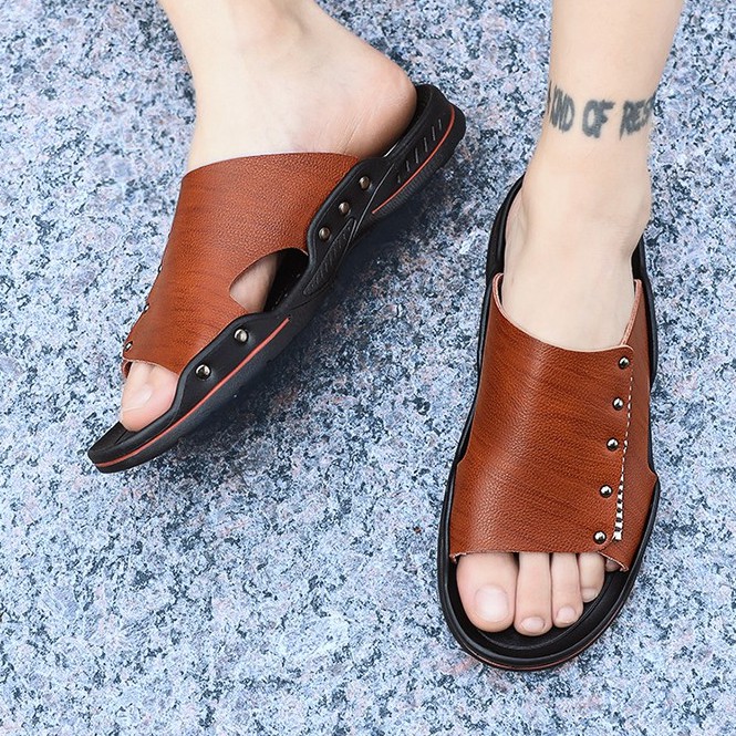  Sandal  Pria  Kasual Korea Fashion Keren  Sandal  Selop  Pria  