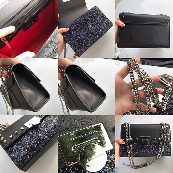 Tas Wanita Charles And Keith Ori,Tas Batam Import Harga Pabrik,Murah - Merah Muda