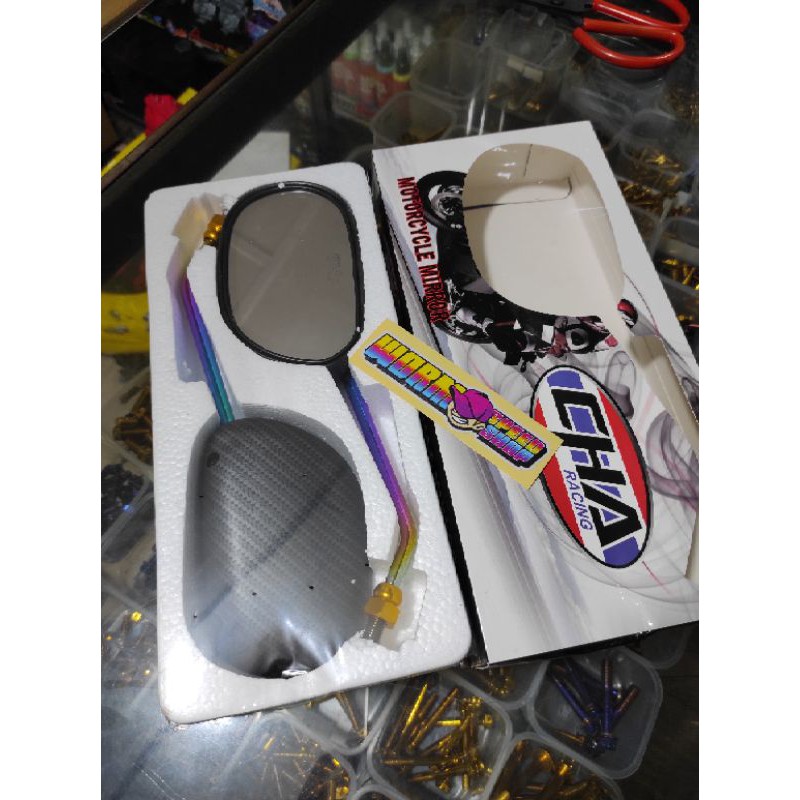 Spion Yamaha Karbon Tangkai Rainbow CHA.. Drat 14