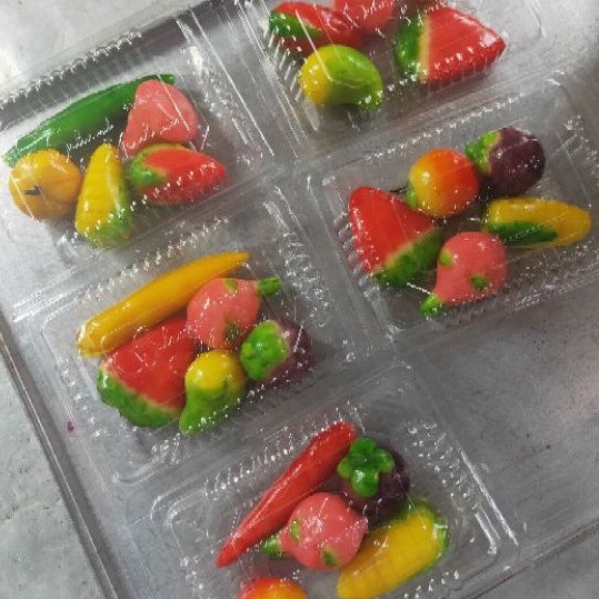 Kue Lukchup / Kue Buah Mini Thailand Mika Kecil isi 5