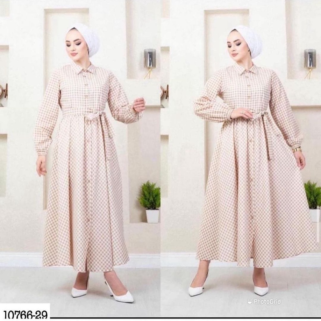 MAXY KOTAK EMIRA KATUN FASHION BUSANA PAKAIAN WANITA DRESS GAMIS MAXI MS ADA VIDEO REAL PRODUK