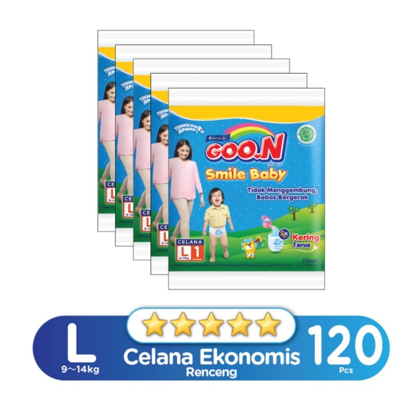 GOON Smile Baby Popok Pants L 120