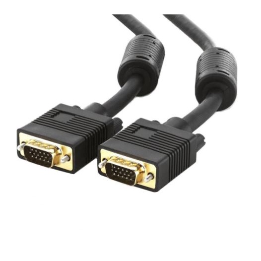 Cable vga bestlink 5 meter male-male gold 1080p full hd for pc laptop - Kabel vga monitor indobestlink 5m