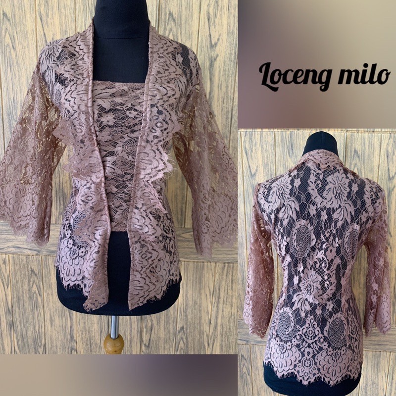 kebaya brokat/kebaya semi prancis/kebaya lonceng