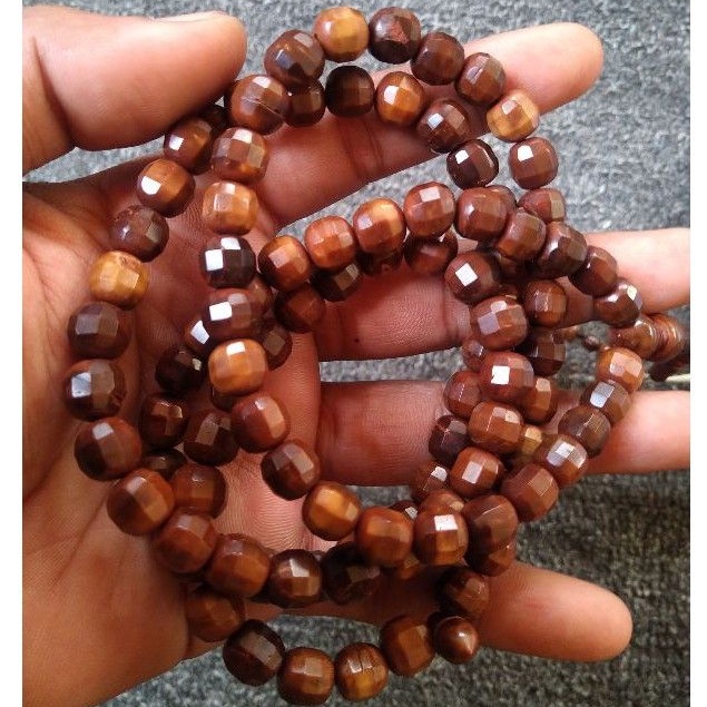 tasbih kokka motif cuting 99 butir ± 9 mm ( 9mm )