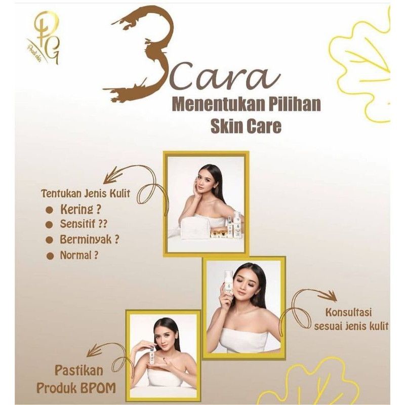 Pradiskin Glow Paket Lengkap Wajah  Whitening Premium BPOM