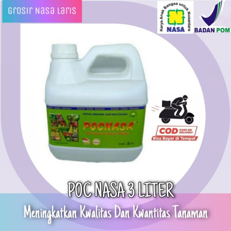 POC NASA 3 LITER PUPUK ALAMI PUPUK HERBAL