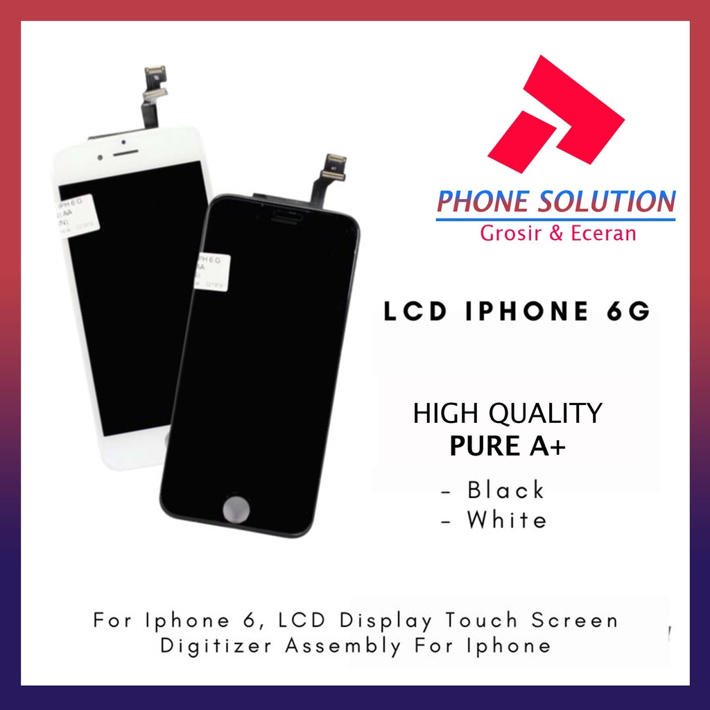 LCD Iphone 6 Fullset Touchscreen Original 100% // Supplier LCD Iph - Garansi 1 Bulan