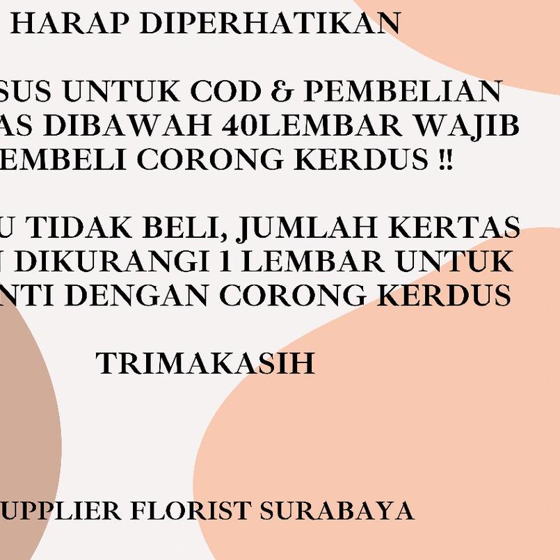 

KERTAS BUNGA (1 PACK: 20 LBR) FRAME GOLD/WRAPPING PAPER/ WRAP BUNGA/FLOWER WRAP/PEMBUNGKUS KERTAS WATERPROOF