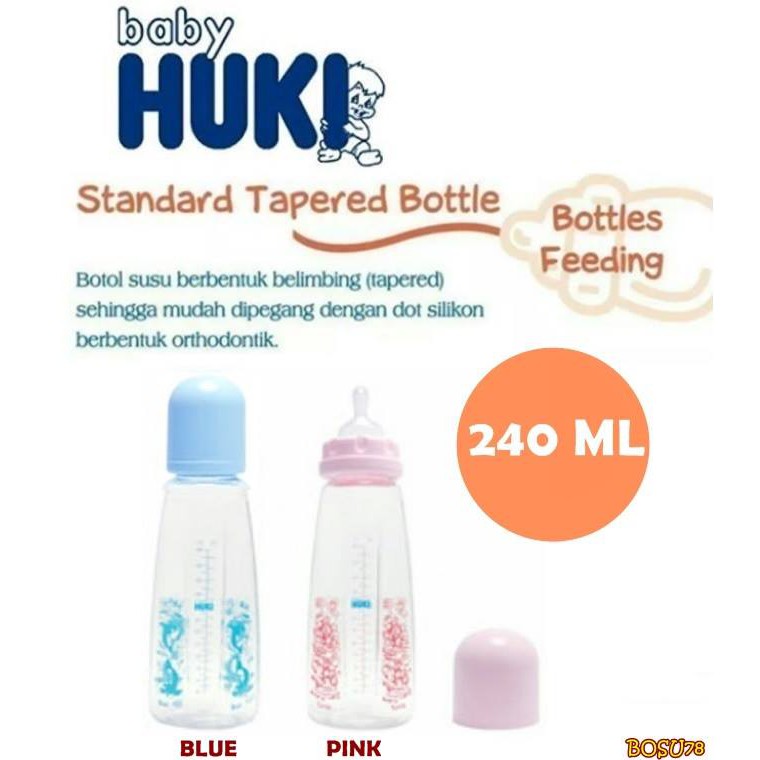 BOSU78 BOTOL BABY HUKI STANDARD TAPERED BOTTLE 240 ML CI0002