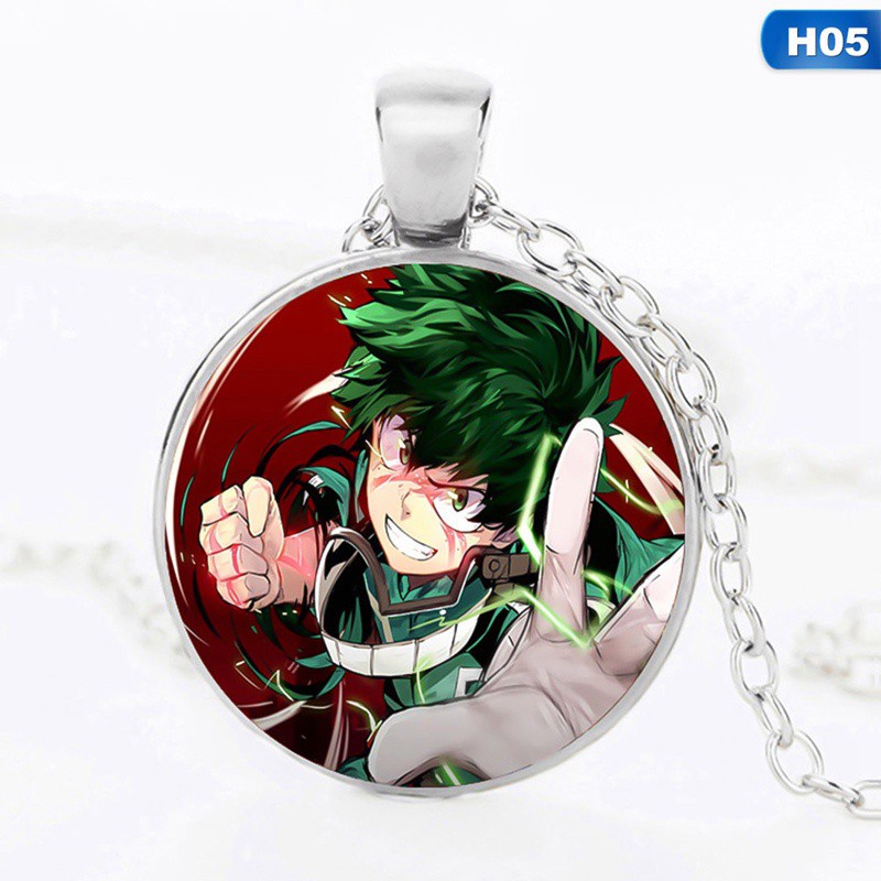 Fancyqube Anime Boku No My Hero Academia Necklace Pendant Girls Anime Jewelry Cosplay Gift