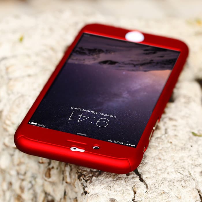 PROMO Hardcase Case 360 Iphone 5/5s/6/6+/6 Plus Casing Free Tempered Glass