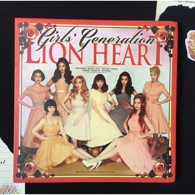 GIRLS GENERATION - LION HEART ALBUM ONLY